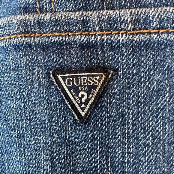GUESS Denim Shorts in Dark Wash Women's Size 31 = 8 - Picture 7 of 13